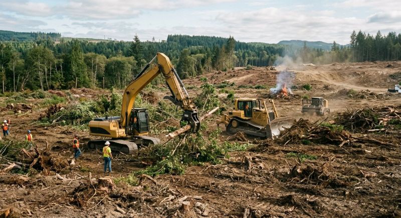 Commercial Land Clearing in Gwinnett County, GA