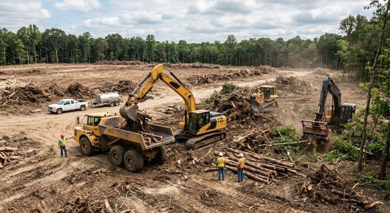 Commercial Site Clearing in Gwinnett County, GA