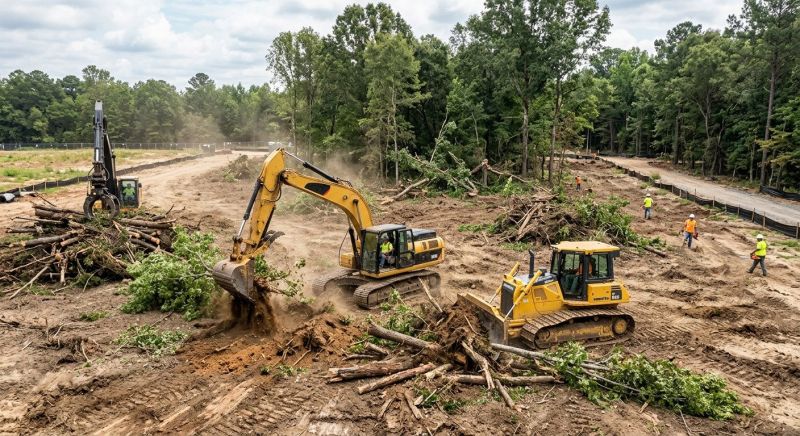 Commercial Site Clearing in Marietta, GA