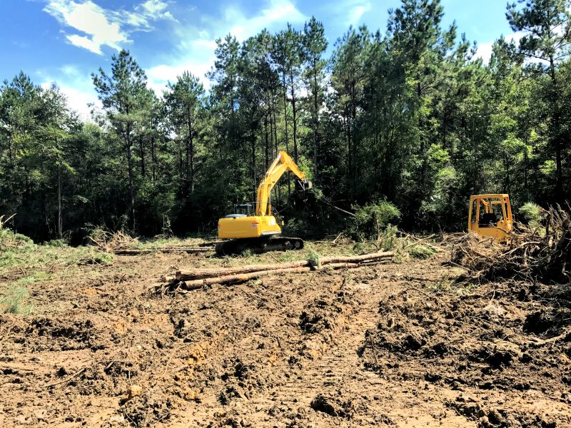 Construction Site Land Clearing in Katy, TX