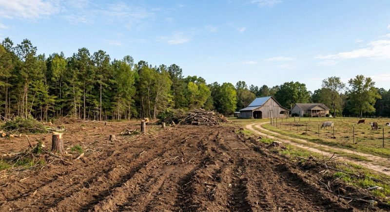 Pine Tree Clearing in Gwinnett County, GA